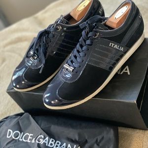Dolce & Gabbana sneakers, blue, gently used, size 9, men